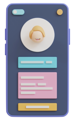 Web Design Graphic phone